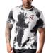 Men's MSX by Michael Strahan Black Kansas City Chiefs Freestyle Tie-Dye T-Shirt