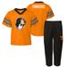 Infant Tennessee Orange Volunteers Two-Piece Red Zone Jersey & Pants Set