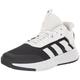 adidas Men's Own The Game 2.0 Basketball Shoe, 8 AU, White/White/Core Black, 10.5