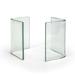 Front of the House BHO031CLG20 2 Piece Arctic Riser Set - 6 1/4"H, Glass, Clear