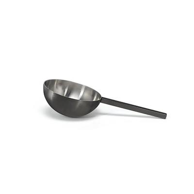 Front of the House BUT032BKS23 2 1/2 oz Tokyo Round Ice Scoop - Stainless Steel, Black