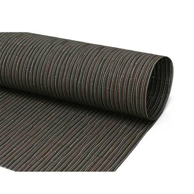 Front of the House RTL007MUV83 Rectangular Metroweave Woven Vinyl Placemat - 18 1/4" x 12", Multi, Multi-Colored