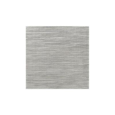 Front of the House RTL023GYV83 8 3/4" Square Metroweave Woven Vinyl Placemat - Mesh Grey, Gray
