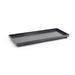 Front of the House RTR014BKS12 Rectangular Tokyo Tray - 12 1/4" x 4 3/4", Stainless Steel, Matte Black