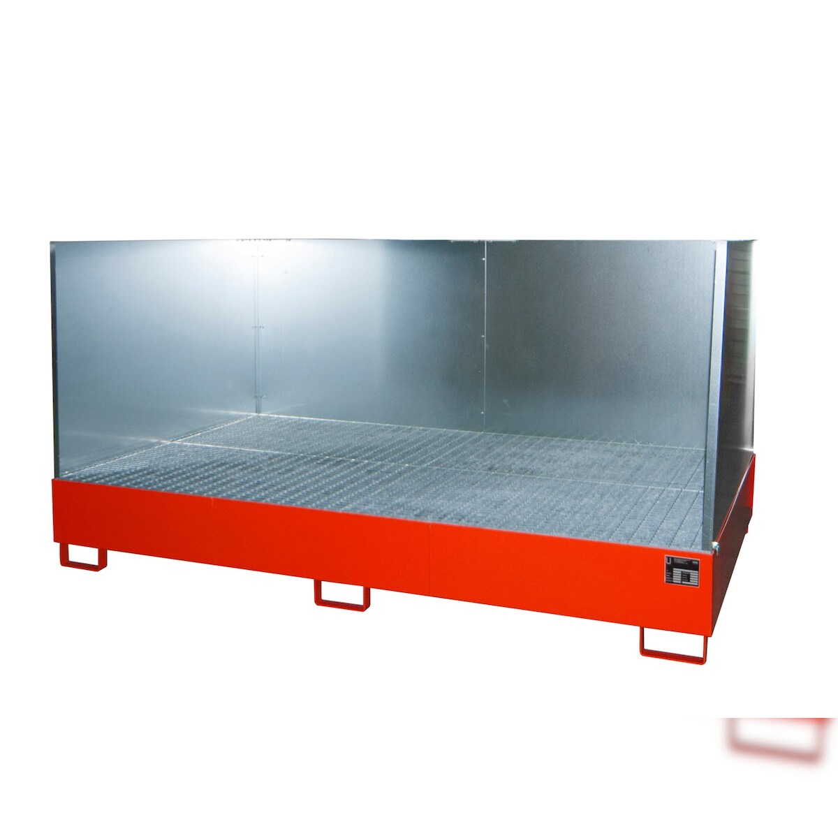 Auffangwanne AW 1000-10F/SW, lackiert, Feuerrot Image