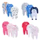 0-12 Months 3 Pcs Infant Baby Rompers Newborn Boys Clothing 100 Cotton Girls Unicorn Clothes Pajamas