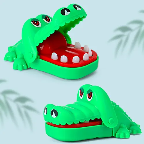 Neue Neuheit praktisches Spielzeug großen Krokodil Mund Zahnarzt beißen Finger Witze Spiel Spielzeug