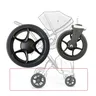 Kinderwagen rad für stokke xplory v4 v5 v6 Kinderwagen Vorder-oder Hinterrad mit Reifen achse DIY