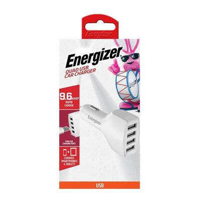 Energizer 06708 - 9.6Amp Quad USB Car Charger (ENG...