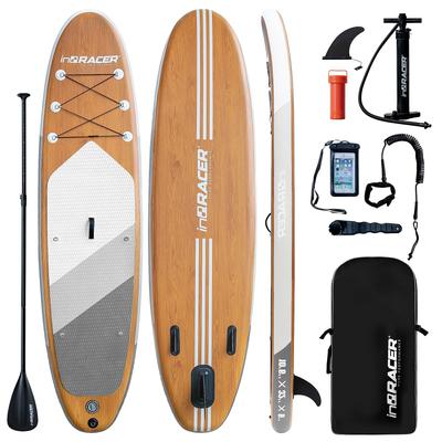 inQracer 11'/10'6" Inflatable Stand Up Paddle Board with Free Premium SUP Accessories & Backpack