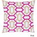 Decorative St.Mawes 18-inch Trellis Throw Pillow Cover