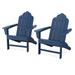 POLYWOOD Long Island Adirondack Chair 2-Piece Set