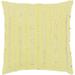 Raya Coastal Striped Lime Throw Pillow Feather Down and Poly Filled 18-inch