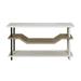 Elk Home Riverview Checkmate White Wood Composite Console Table