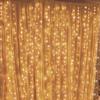 Window Fairy Curtain String Lights 8 Modes Fairy Lights - 2 Pack
