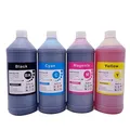 Premium 4x1000ml Dye Bulk Refill Ink for HP Canon Brother Lexmark Inkjet Printers Refillable Cartridges CISS System