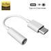 USB C to 3.5mm Headphone Jack Adapter Type C to Aux Audio Dongle Cable Cord 384khz-24bit Hi-Res DAC for Pixel 4 3 2 XL Samsung Galaxy S20 Ultra Z Flip S20+ Note 20 Note 10 iPad Pro-White