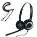 IPD IPH-165 Binaural Phone Headset with RJ9 and Noise cancelling Microhone for Office and Call Center- Comapatible with Aastra Avaya Digital Nortel Polycom VVX Samsung Mitel landline phones.