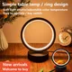 Lampe circulaire à LED en fer forgé de style nordique avec prise USB 5V lumière à trois tons lampe