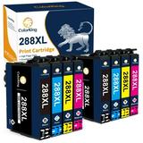 ??T288XL 288XL Ink Cartridge Combo Pack Replacement for Epson 288 Ink Cartridge 288 XL to Compatible for Epson XP440 Printer Ink Cartridge Epson XP-430 XP-330 XP-446 XP-340 (2B2C2M2Y High Yield)