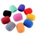 10 Colors Handheld Stage Microphone Mic Windshileds Microphone Windscreens Covers (Random Color)