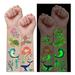 Partywind 330 Styles (30 Sheets) Glow Ocean Themed Temporary Tattoos for Kids Luminous Under Sea/Beach/Pool Party Supplies Favors Fake Tattoo Stickers for Boys and Girls Gifts