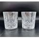 Vintage Old Fashioned Whiskey Glass, Groomsmen Whiskey Glass, marked EDINBURG Crystal TIREE, set of 2 whiskey tumblers for dad, gift for him