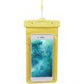 Waterproof Phone Pouch Phone Waterproof Pouch Waterproof Phone Cases Dry Bag with Lanyard Universal Waterproof Cases Phone Dry Bag Pouch Underwater Phone Protector Yellow