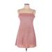 Lulus Cocktail Dress - Mini Square Sleeveless: Pink Dresses - Women's Size Medium