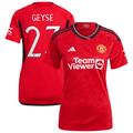 Manchester United Cup adidas Heimtrikot 2023–24 – Damen – mit Geyse 23-Aufdruck