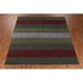 Black/Brown 119 x 94 W in Rug - Isabelline One-of-a-Kind Lemichael Hand-Knotted New Age 7'10" X 9'11" Area Rug in Green | 119 H x 94 W in | Wayfair