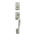 Kwikset Avalon Double Cylinder Entrance Handleset Exterior Handle Only in Gray | Wayfair 801AVHLIP-15