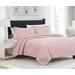 Ebern Designs Kenacia Organic Quilt Set Polyester/Polyfill/Microfiber in Pink/Yellow | Wayfair 1E310EF316B449E4BC70C38D711DBCBD