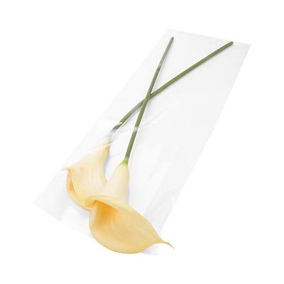 Long Thin Crystal Clear Plastic Bags Perfect for Roses Bag Size: 8 5/8" x 23 1/2" 100 Bags Crystal Clear Bags