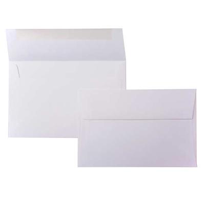 A9 8 3/4" x 5 3/4" Premium Opaque Envelope White 50 Pieces