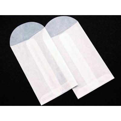 Glassine Envelopes Open End Center Seam Envelope 2 1/2" x 4 1/4" 100 Pieces