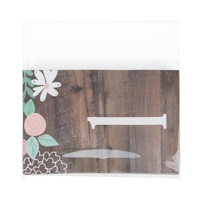 Notecard Set Clear Bag Packaging with Protective Closure Flap Seal Bag Size: 6 11/16" x 4 3/4" 100 Bags Crystal Clear Bags