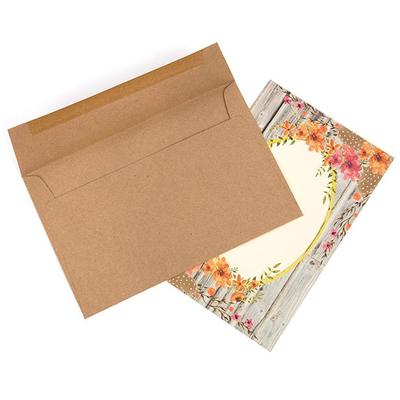 A9 8 3/4" x 5 3/4" Brown Bag Envelopes 50 Pieces