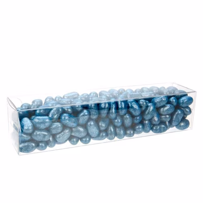 Clear Boxes for Wedding Favors Chocolates Toffee Jelly Beans Box Size: 1 3/8" x 1 7/16" x 6 1/4"| 25 Boxes Crystal Clear Boxes
