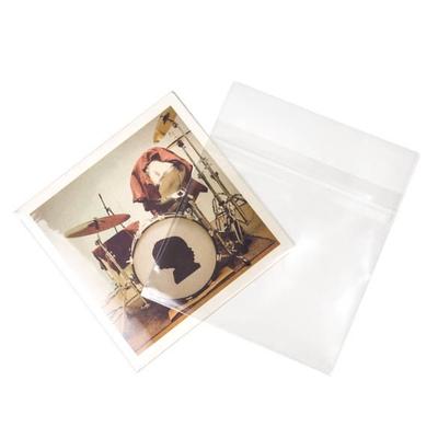 Protective Adhesive Flap Clear 45RPM Album Sleeve - Fits 45 RPM Records & Albums with 7" Covers Bag Size: 7 3/8" x 7" 100 Bags |