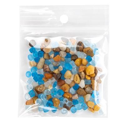 Crystal Clear Zip Bags + Round Hang Hole 2 1/2