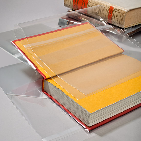 Clear Slip-on Book Covers 8 3/4" x 15" 25 pack