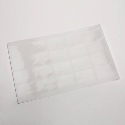 Clear Rectangle Stickers (Sheet of 20) 7/8