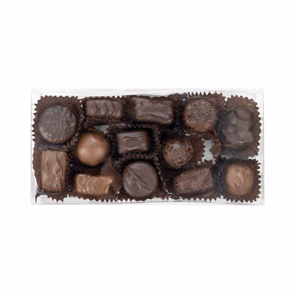 Truffle Box with Insert 4 1/4" x 1 5/8" x 8 1/2" 100 pack