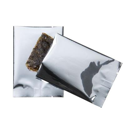 Small Premium Silver Metallized Food Safe Heat Seal Bags Single Use Bag Size: 3" x 4" 100 Bags |