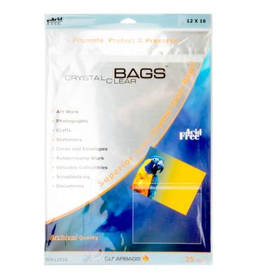 Crystal Clear Bags® Protective Closure Retail Pack 12 7/16