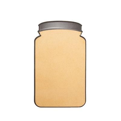 Cookie Packaging Kraft Mason Jar Shaped Pouches 6" x 3 1/8" x 10" 100 Pieces