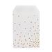 Paper Treat Bags Gold Dots 3" x 5" 100 pack GPB35GD