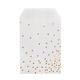 Paper Treat Bags Gold Dots 3" x 5" 100 pack GPB35GD