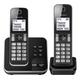 PANASONIC KX-TGD622EB Cordless Phone - Twin Handsets, Black